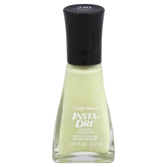 Sally Hansen Insta-Dri Nail Polish Color 240 Chartreuse Chase Yellow Green - Picture 2 of 3